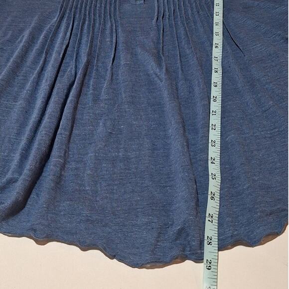 Sundance Shirt Women's XL Linen & Silk Lightweight Semi-Sheer Pintuck Tuxedo - Picture 7 of 8